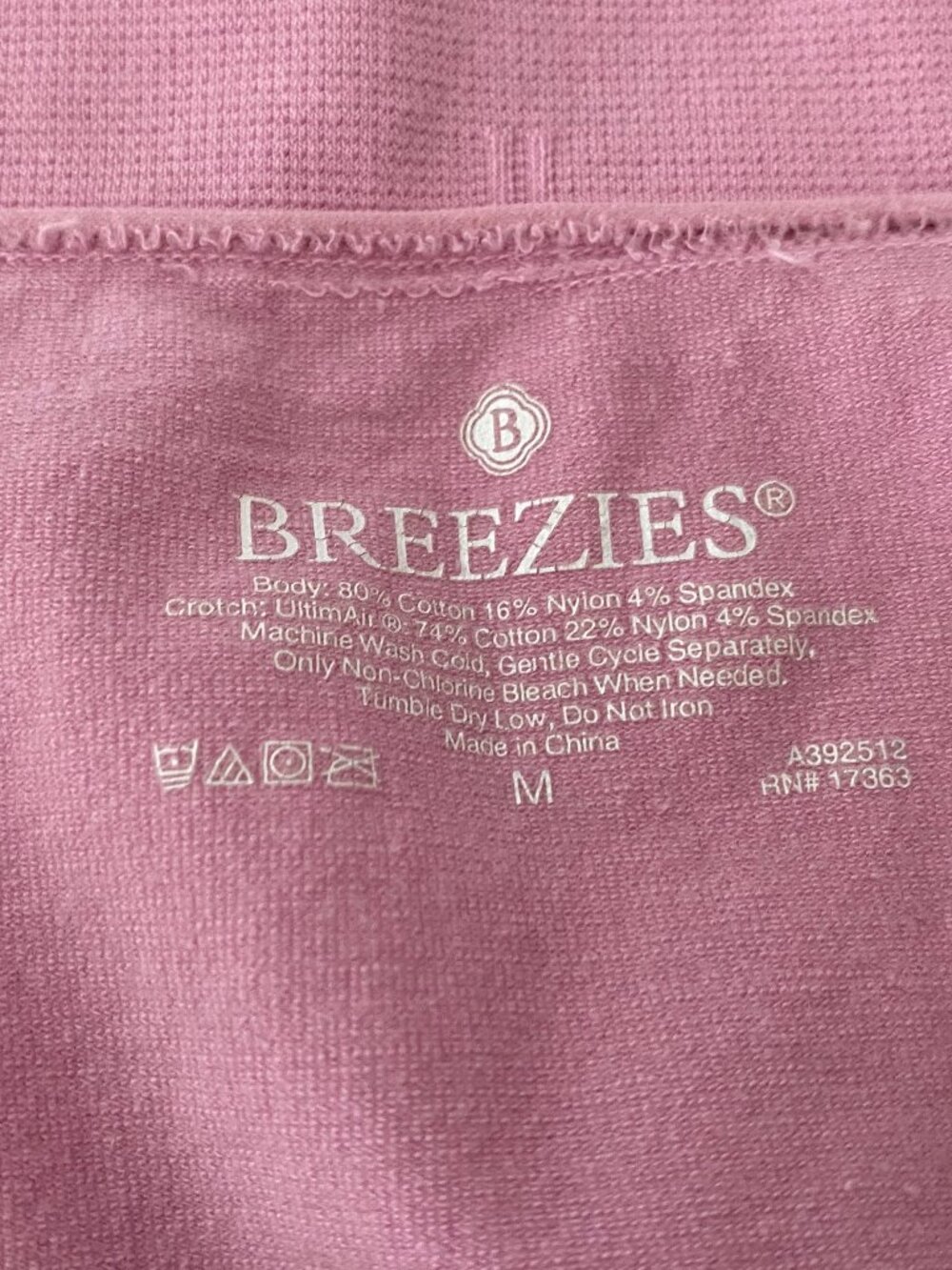 BREEZIES Comfort Breeze Set of 2 Seamless Long Leg Panties Bike Shorts *MEDIUM* - Picture 5 of 5